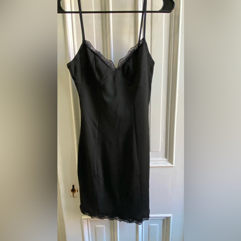 Black Lace Party Dress